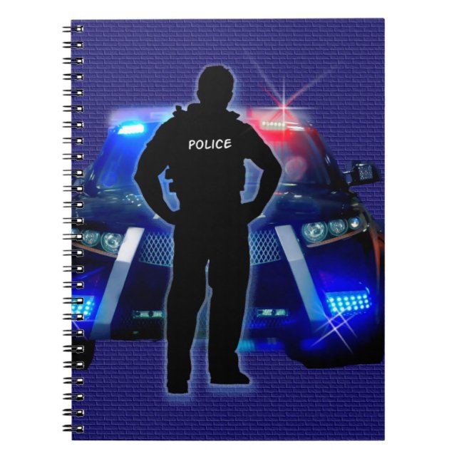 police and law enforcement notebook (Front)
