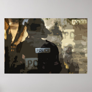Police Art Poster