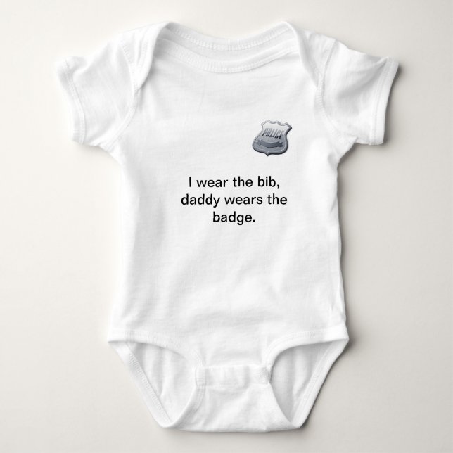 Police Baby Onsie Bodysuit (Front)