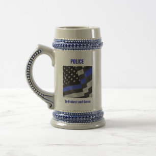 Police Beer Stein
