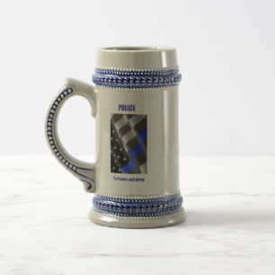 Police Beer Stein