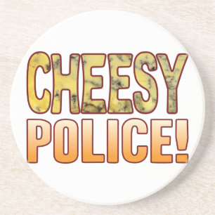 Police Blue Cheesy Coaster