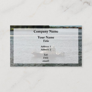 Police Boat Norfolk VA Business Card