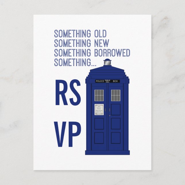 Police Box RSVP Postcard v1 (Front)