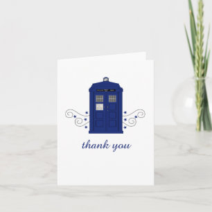 Police Box Thank You Card v3