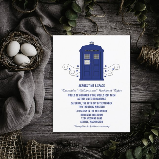 Police Box Wedding Invite v3 (Creator Uploaded)