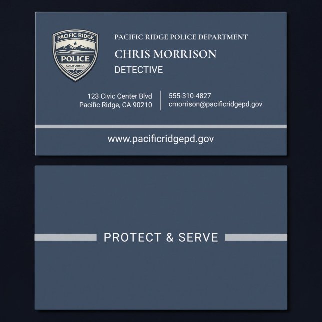 Police Business Card (Creator Uploaded)