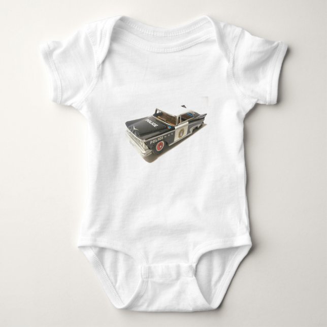 Police Car Baby Bodysuit (Front)