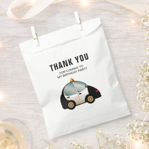 Police Car Birthday Party Favour Bags