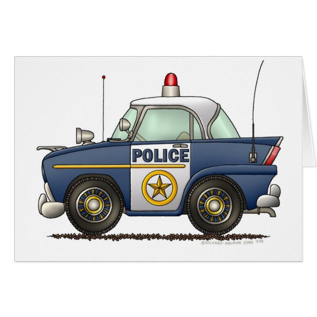 Police Car Law Enforcement (Front Horizontal)