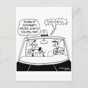 Police Cartoon 5125 Postcard