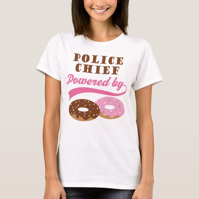 Police Chief Funny Gift T-Shirt (Front)