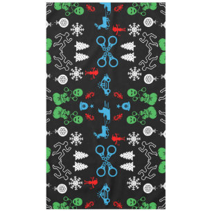 Police Christmas Decorative Tablecloth