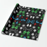 Police Christmas Decorative Wrapping Paper<br><div class="desc">Police Christmas Decorative,  ©Copyright HGIFY Stores Only. All Rights Reserved.</div>