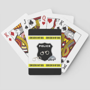 Police Crime Scene Playing Cards