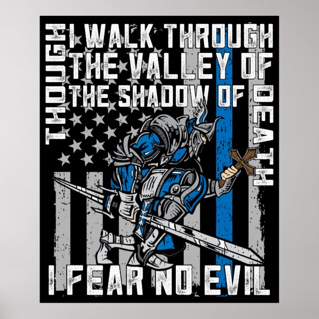 Police Crusader I Fear No Evil Poster (Front)
