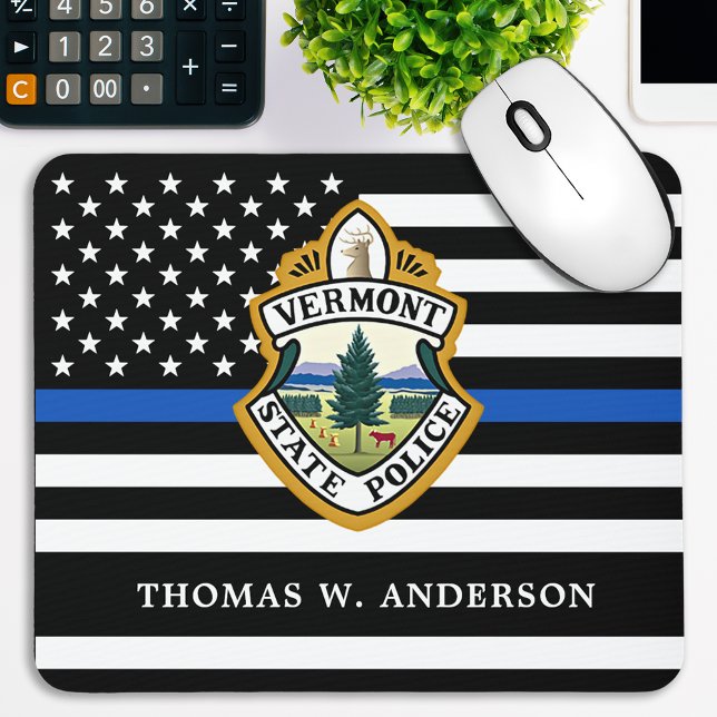 Police Department Custom Logo Law Enforcement  Mouse Pad (Creator Uploaded)