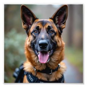 Police Dog Photo Print