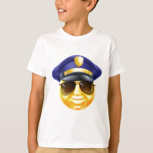 Police Emoji Emoticon T-Shirt