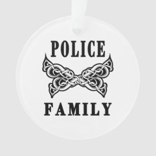 Police Family Tattoo Ornament