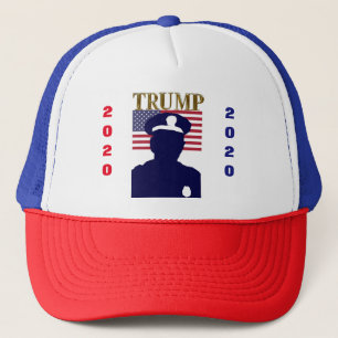 POLICE FOR TRUMP TRUCKER HAT
