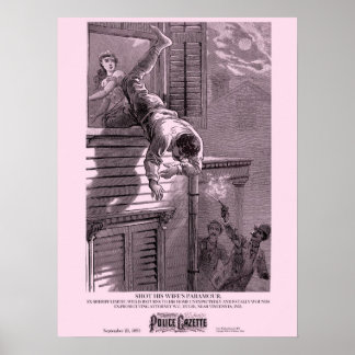 Police Gazette poster Paramour