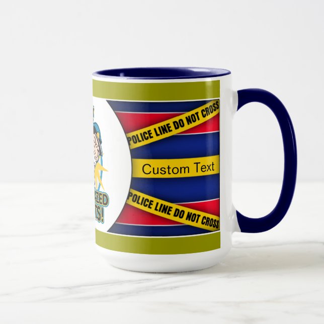 Police Glazed Doughnuts Mug (Right)