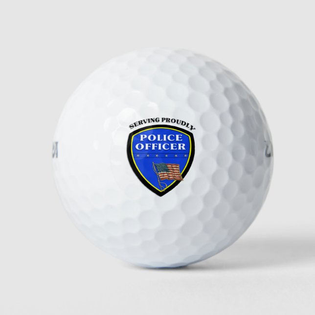 Police Golf Balls (Front)