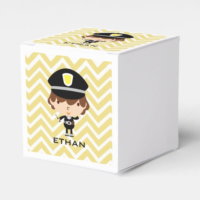 Police Highway Patrol or Traffic Controller Favour Box (Front Side)