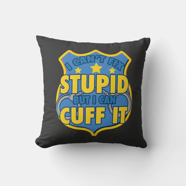 Police - I Can Cuff It Cushion (Front)