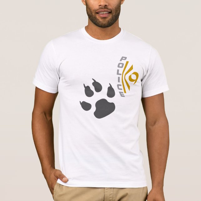 Police K9 - Paw T-Shirt (Front)