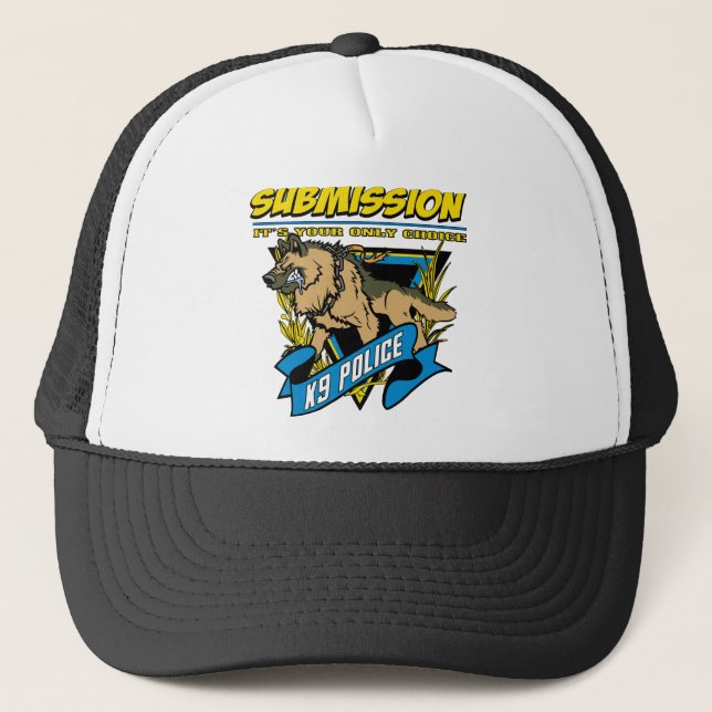 Police K9 Submission Trucker Hat (Front)