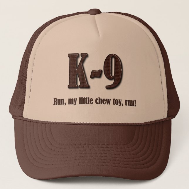 Police K9 - Thin Blue Line Trucker Hat (Front)