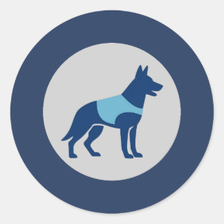 Police K9 Unit Dog Sticker