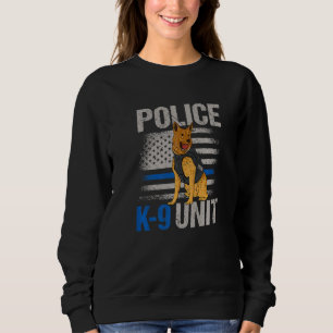 Police K9 Unit for a K9 Handler Sweatshirt