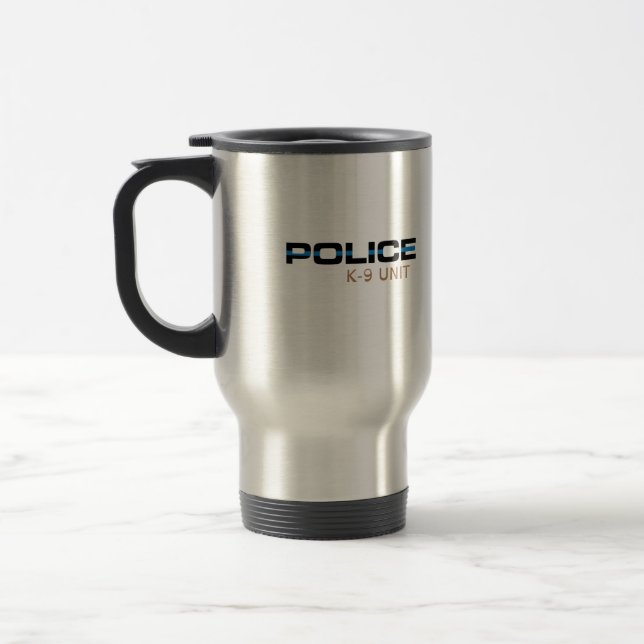 Police K9 Unit Travel Mug (Left)