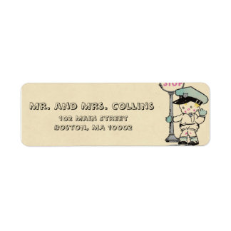 Police Kid Address Labels