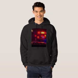 Police Lights – Flashing Emergency Night Hoodie