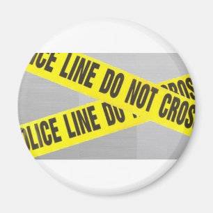 police line do not cross magnet
