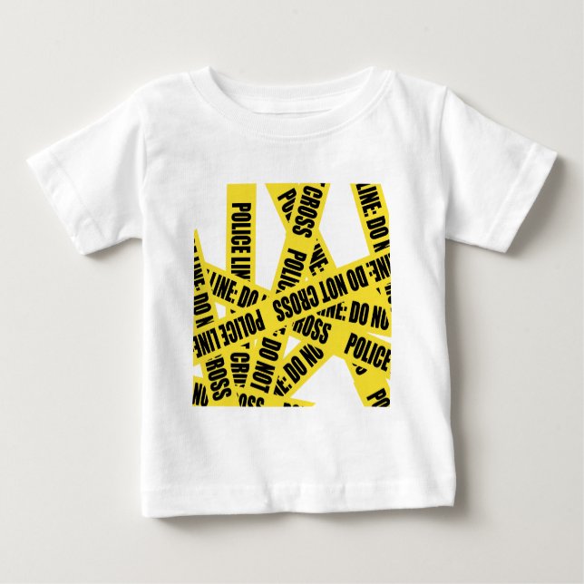 Police Line Tangle Baby T-Shirt (Front)