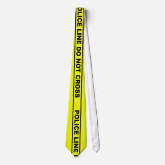 Police Line Tape Tie