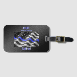 Police Luggage Tag