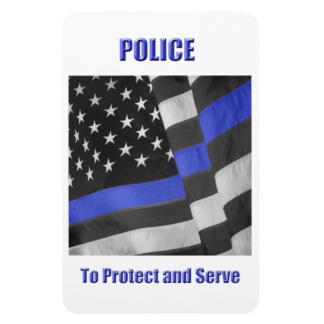 Police Magnet (Vertical)