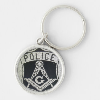 Police Masonic Keychain