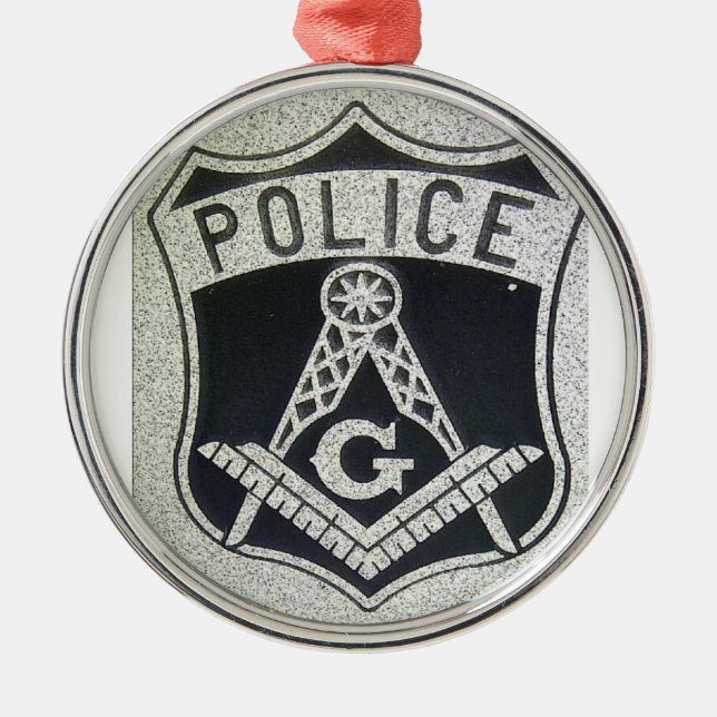 Police Masonic Ornament (Front)