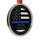Police Memorial Fallen Officer EOW Thin Blue Line