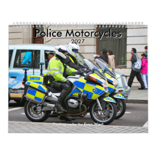 Police Motorcycles 2027 calendar