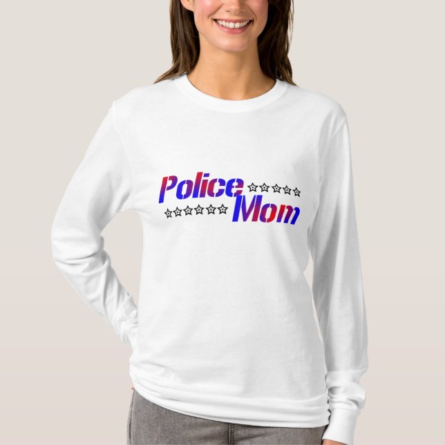 Police Mum T-Shirt (Front)
