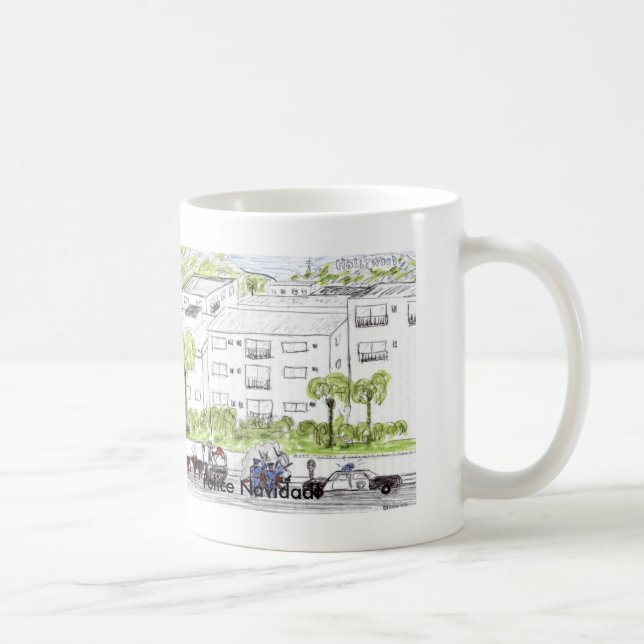 Police Navidad! mug (Right)