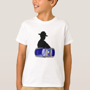 Police Office Design Car Digital Art Destiny T-Shirt